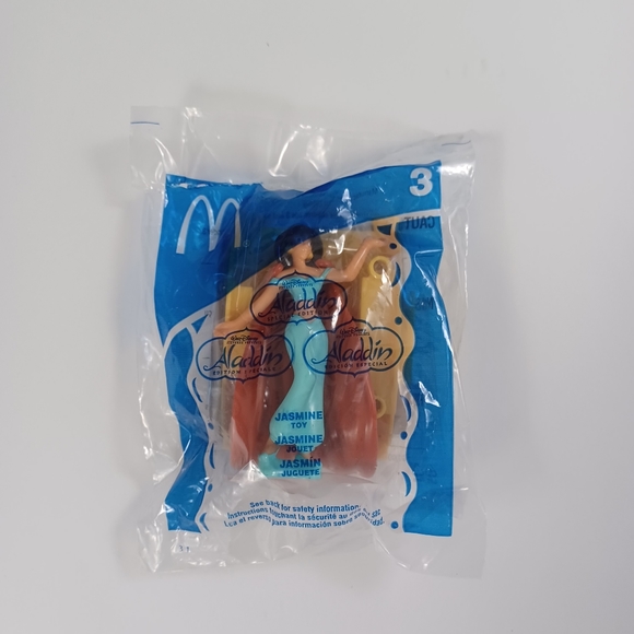 MCDONALD HAPPY MEAL 04 Disney Aladdin Toys #3 Jasmine Toy NEW In Package - Picture 3 of 7